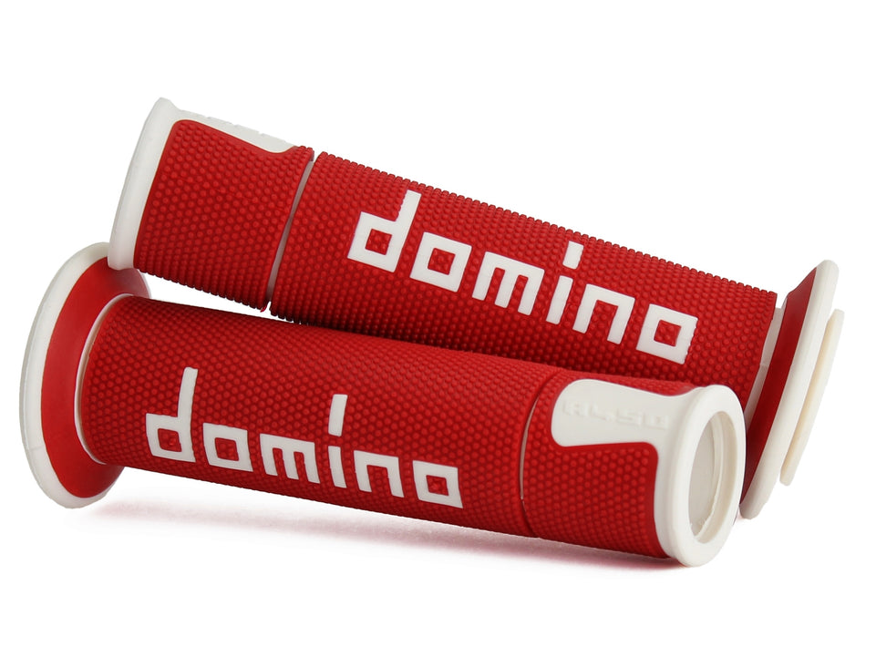 Coppia Manopole Domino A450 Strada Racing Aperte Moto super grip - LGMoto SRL