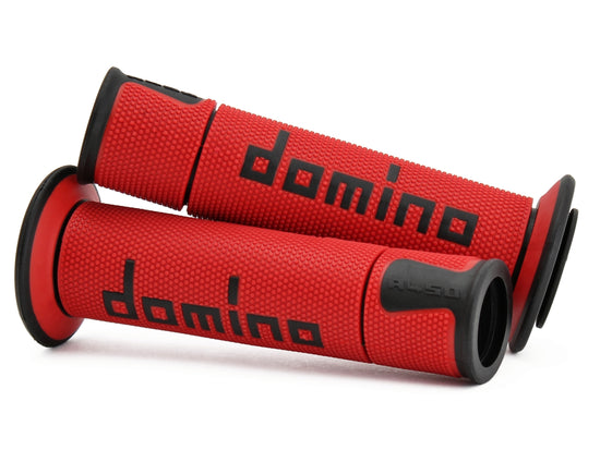 Coppia Manopole Domino A450 Strada Racing Aperte Moto super grip - LGMoto SRL