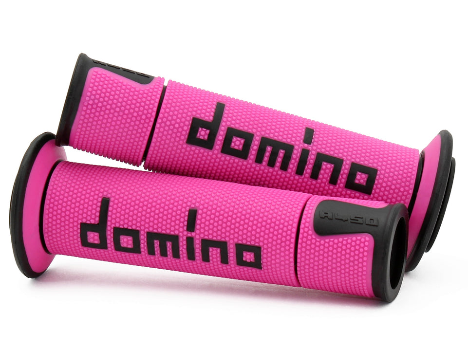 Coppia Manopole Domino A450 Strada Racing Aperte Moto super grip - LGMoto SRL