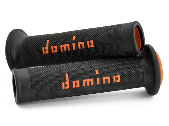 Coppia Manopole Domino A010 Strada Racing Aperte Moto super grip - LGMoto SRL