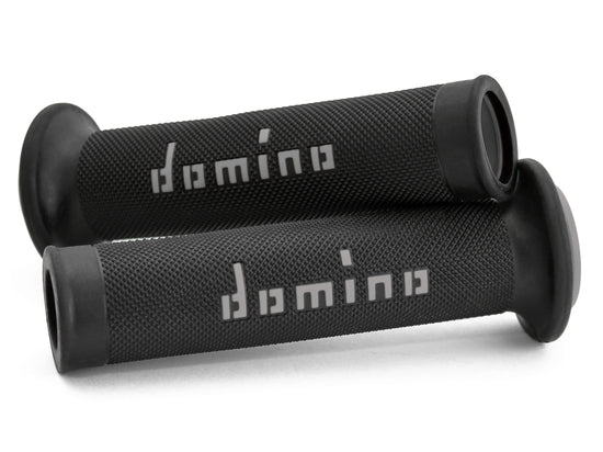 Coppia Manopole Domino A010 Strada Racing Aperte Moto super grip - LGMoto SRL