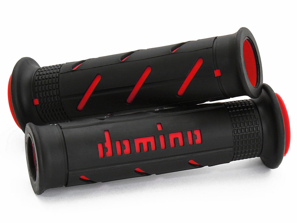 Coppia Manopole Domino A250 Strada Racing Aperte Moto super grip Soft - LGMoto SRL