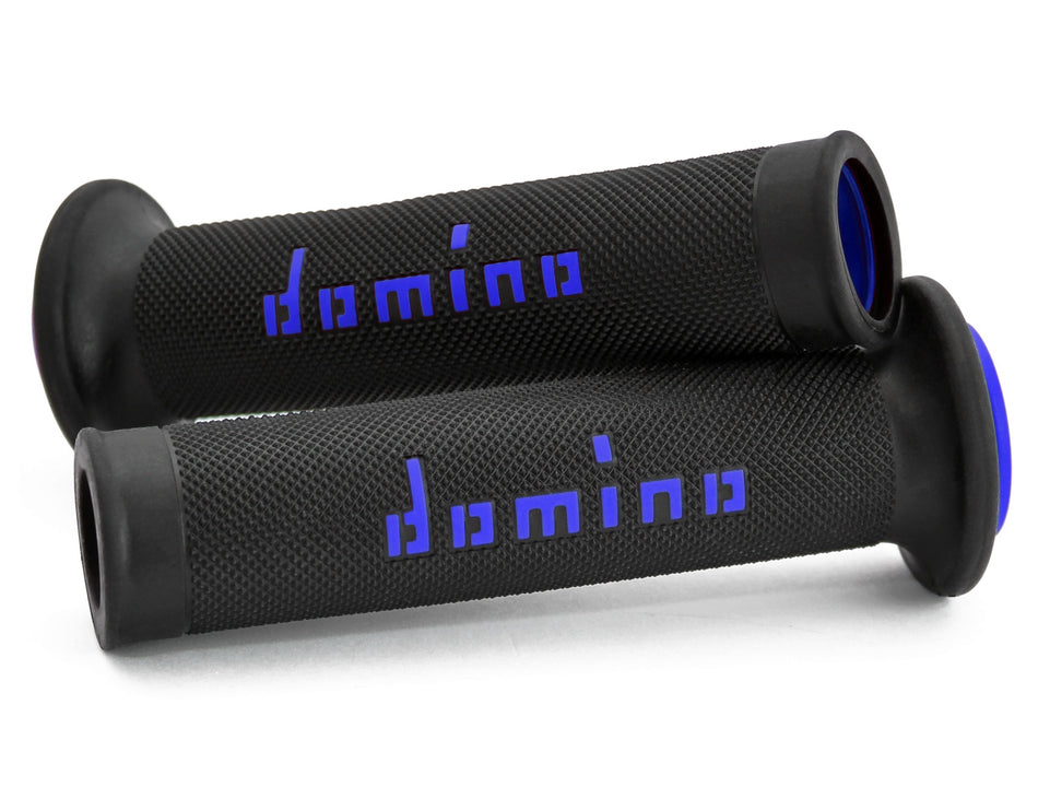 Coppia Manopole Domino A010 Strada Racing Aperte Moto super grip - LGMoto SRL