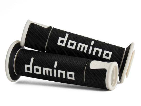 Coppia Manopole Domino A450 Strada Racing Aperte Moto super grip - LGMoto SRL