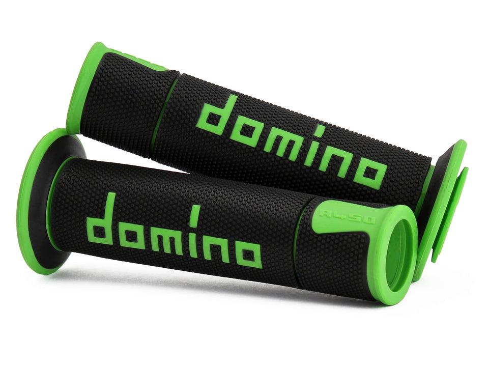 Coppia Manopole Domino A450 Strada Racing Aperte Moto super grip - LGMoto SRL