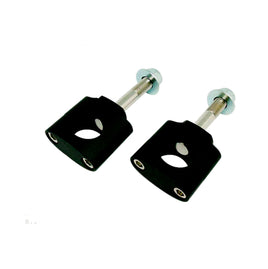 INNTECK Ricambio Moto ASBRK-08 - Attacco Manubrio Con Vite Anodizzato Nero Diam.28.6