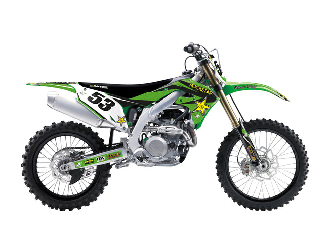 Kit grafiche Kawasaki KX 450 F (19-23) Rockstar Energy + Coprisella