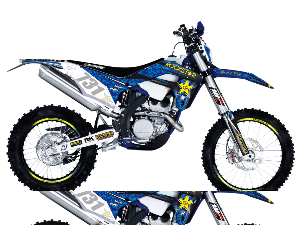 Kit grafiche Sherco 450 SEF-R (17-24) Rockstar Energy + Coprisella