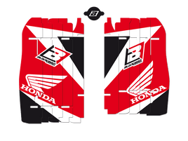 Adesivi griglia radiatore Honda CRF 450 R (09-12) Honda