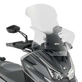 Givi Parabrezza senza attacchi - Trasparente, 73 x 53cm per KYMCO DTX 360 125-300-350 2021 - 2026