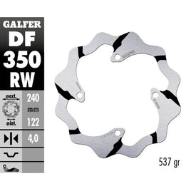 Disco freno Galfer Race posteriore