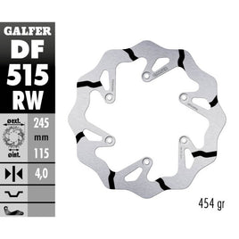 Disco freno Galfer Race posteriore