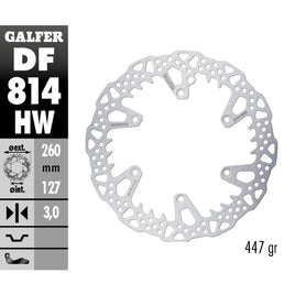 Disco freno Galfer Shark anteriore