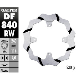 Disco freno Galfer Race posteriore