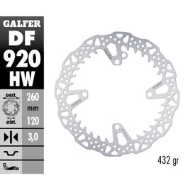 Disco freno Galfer Shark anteriore