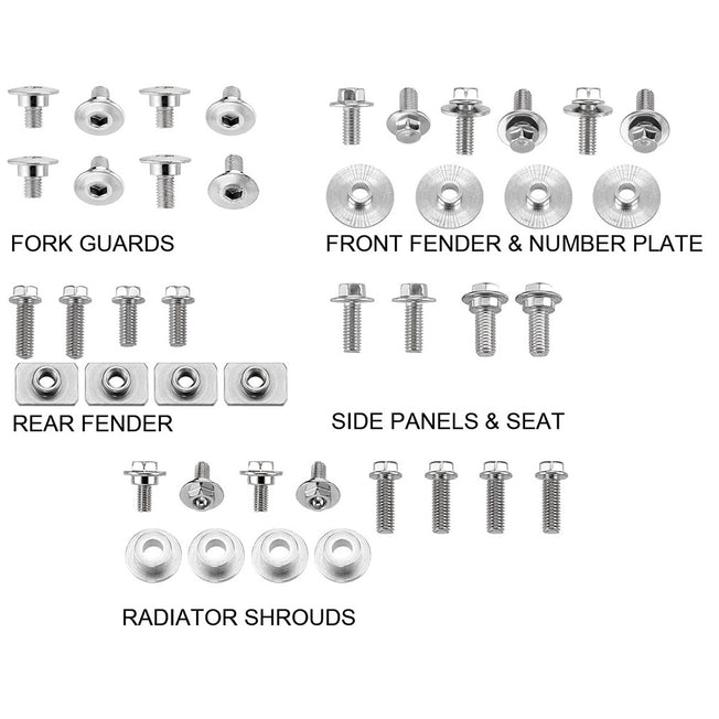 Kit viti plastiche Honda CRF 450 R (09-12)