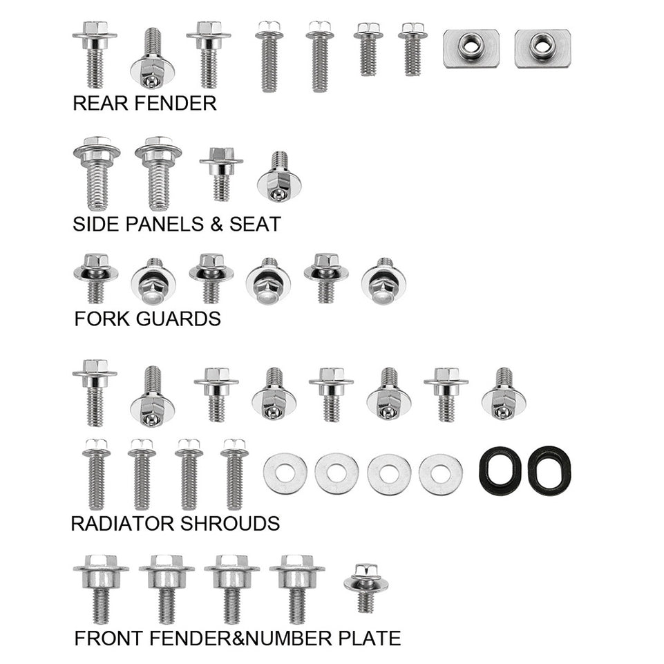 Kit viti plastiche Kawasaki KX 450 F (16-19)