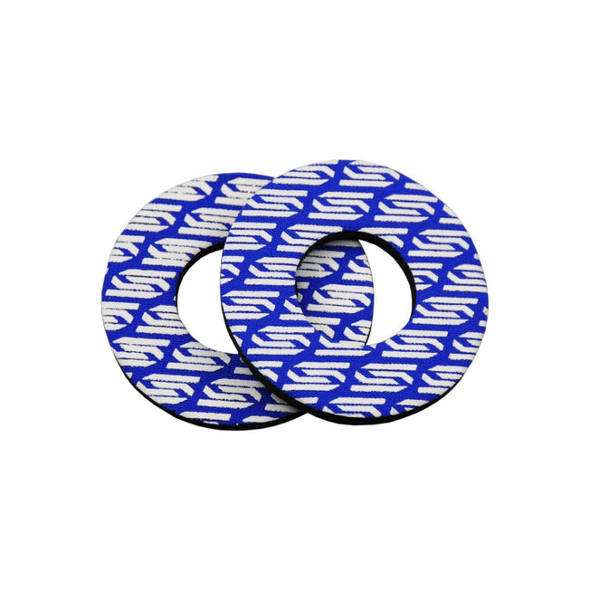 Coppia donut manopole Scar blu