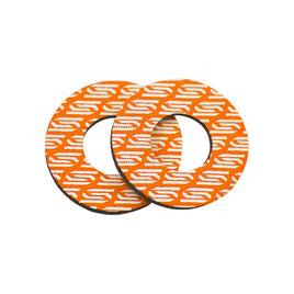 Coppia donut manopole Scar arancioni