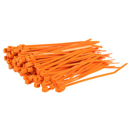 INNTECK Ricambio Moto FAS100ARANCIO - Fascetta Plastica (Conf.100 Pz) 2.5 X 200 Arancio