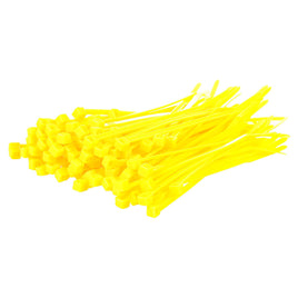 INNTECK Ricambio Moto FAS101GIALLO - Fascetta Plastica (Conf.100 Pz) 4.8 X 190 Giallo