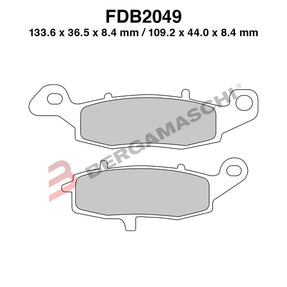 Ferodo Pastiglie Freno Anteriori per SUZUKI 650 DL V STROM X 2004-2012