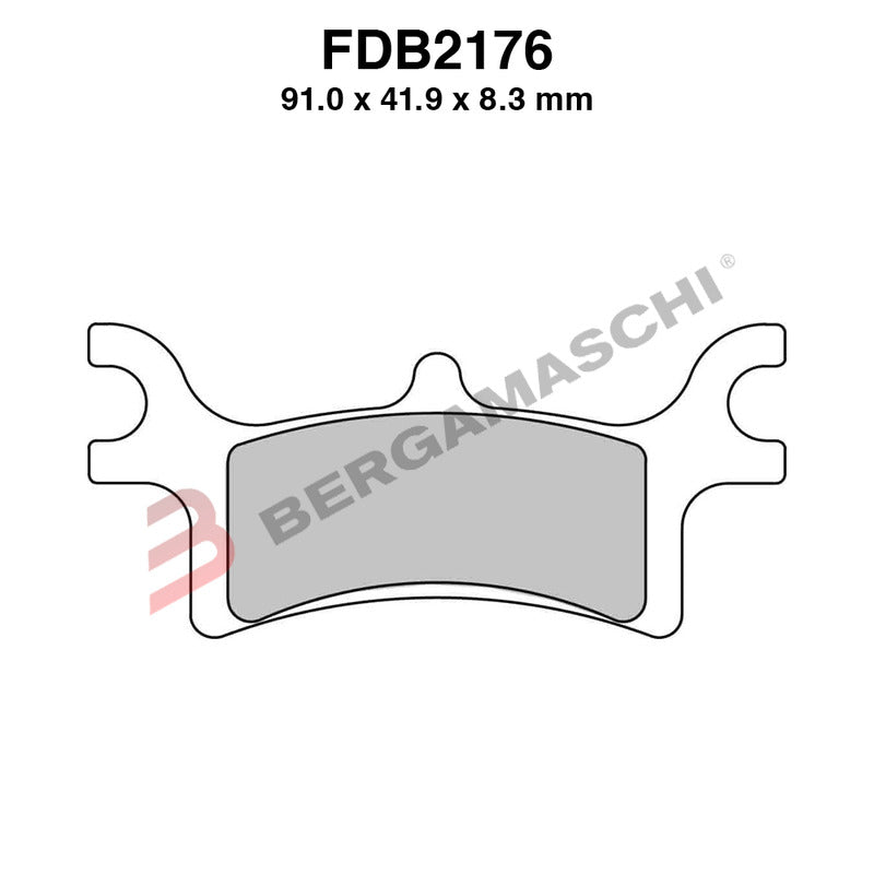 Ferodo Pastiglie posteriori per Polaris Scrambler 500 2003 - 2010