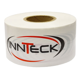 INNTECK Ricambio Moto FET-INN-WHITE - Rotolo Fettuccia 250 Logo INNTECK Fondo Bianco