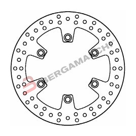 Ferodo Disco Freno Anteriore per Suzuki AN Burgman 400 2000 - 2003