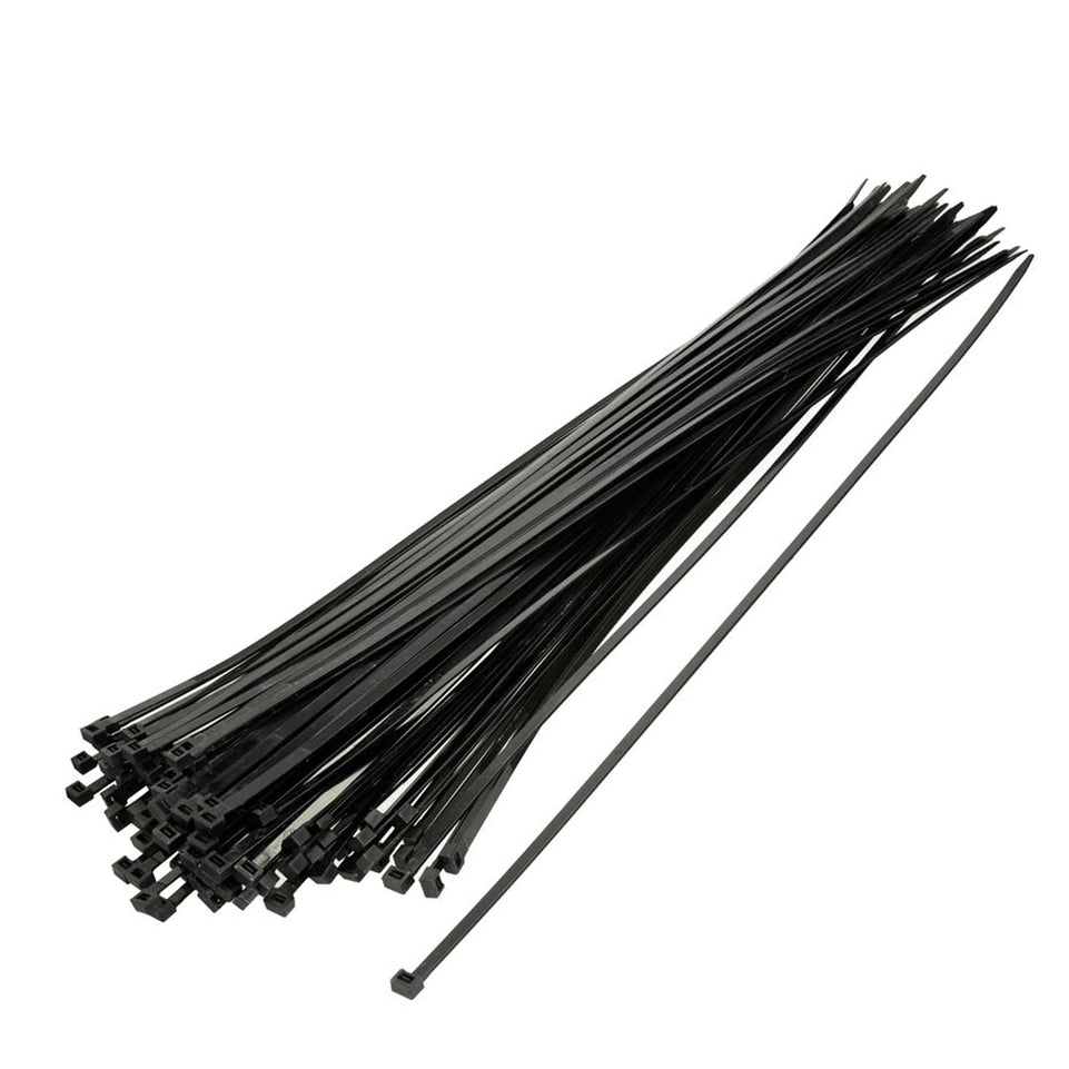 INNTECK Ricambio Moto FAS202BK - Fascetta Plastica (Conf.100 Pz) 4.5 X 290 Nera