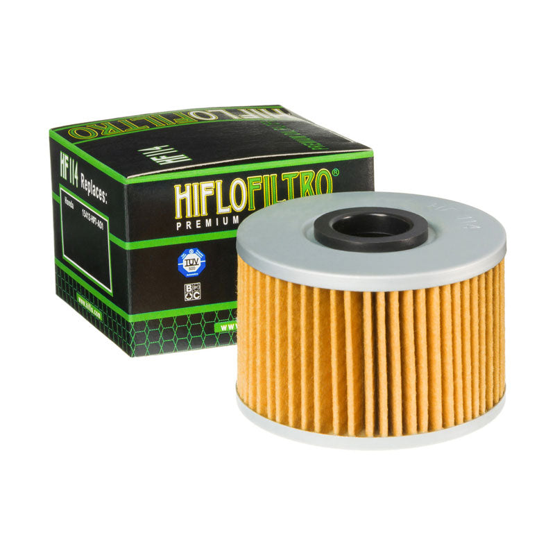 Filtro olio Hiflo HF114 per moto e scooter