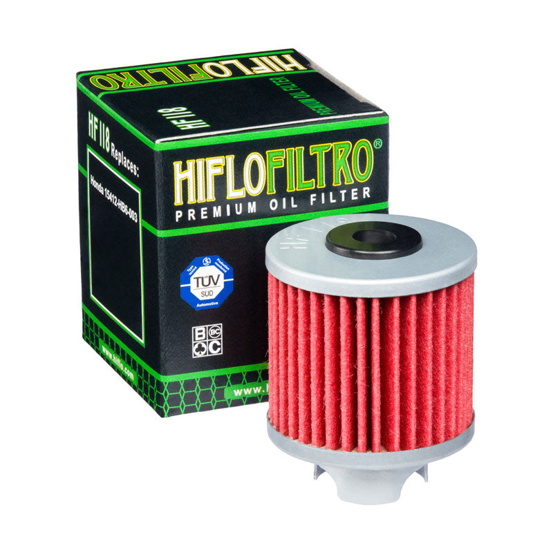 Filtro olio Hiflo HF118 per moto e scooter