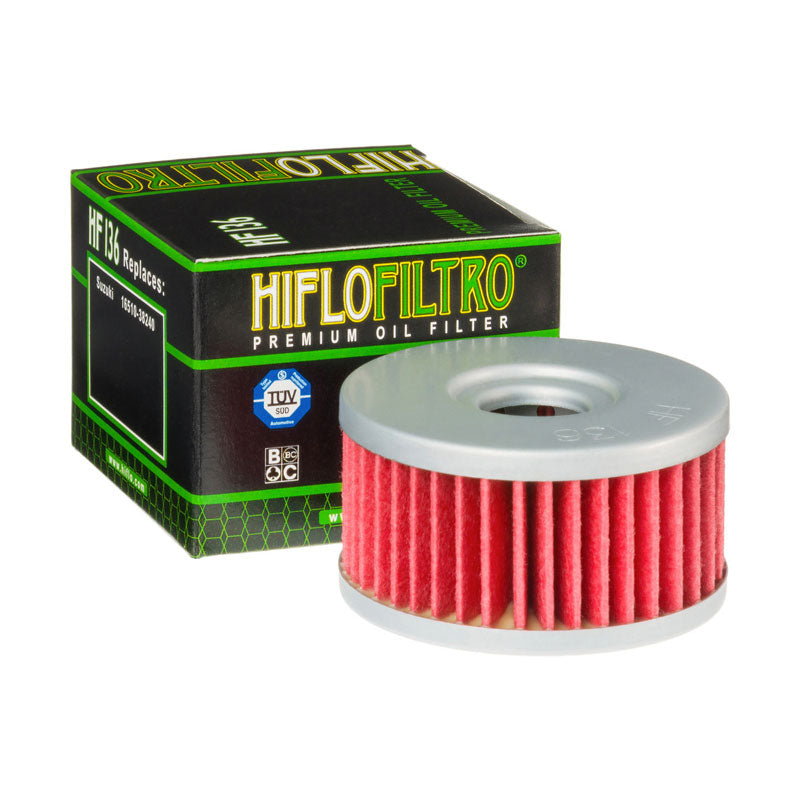 Filtro olio Hiflo HF136 per moto e scooter