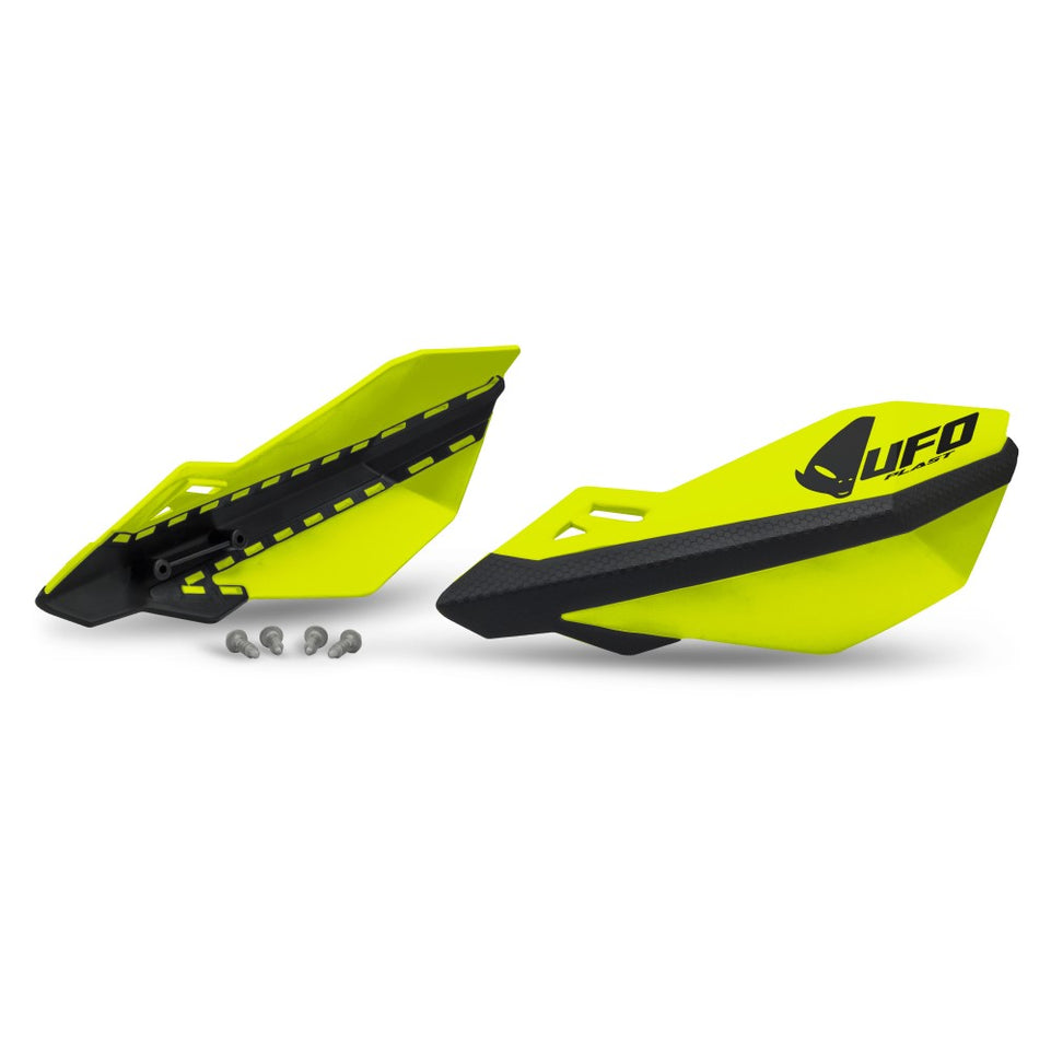 Coppia paramani UFO per attacchi OEM Husqvarna/KTM gialli