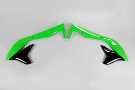 Convogliatori radiatore Kawasaki KX 450 F (16-18) verdi e neri*