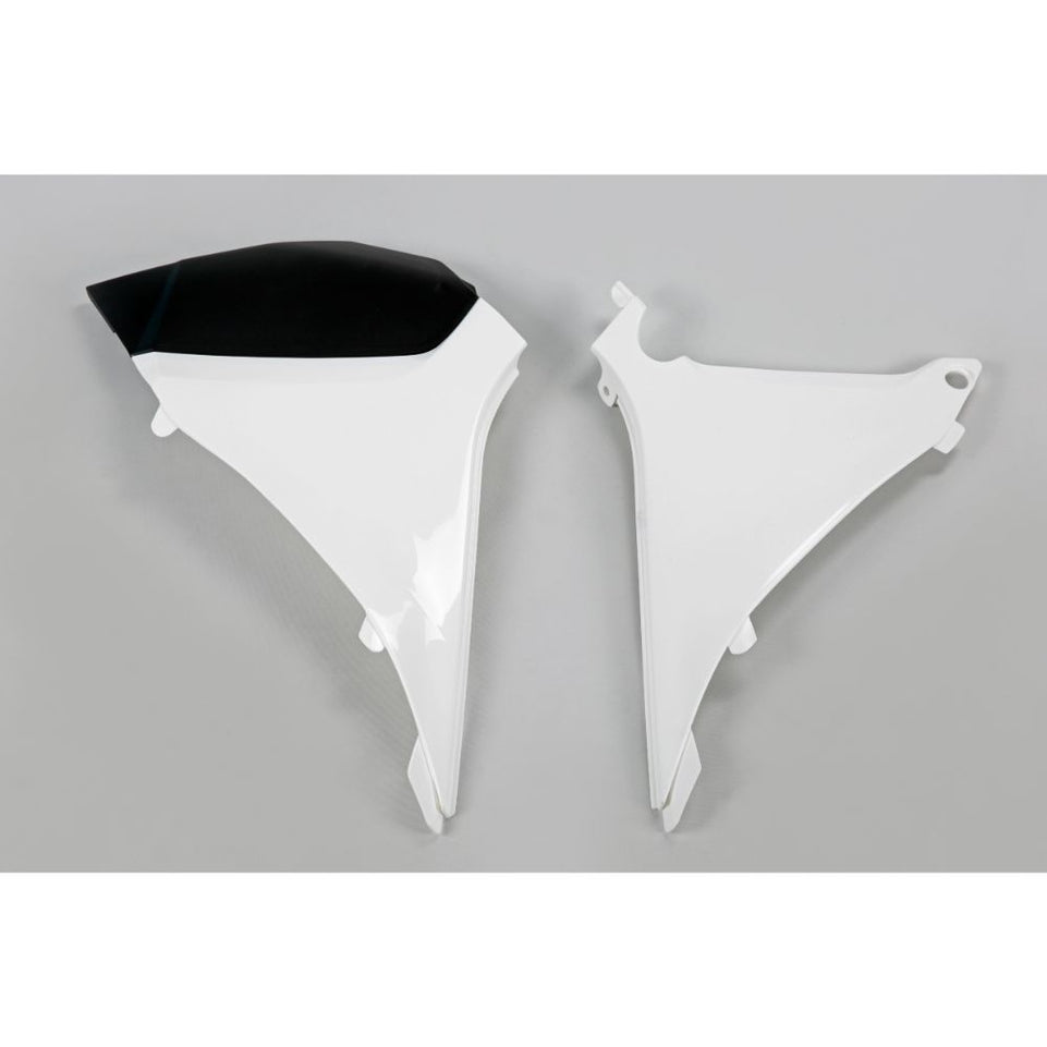 Coperchio cassa filtro KTM 500 EXC-F (11) bianco e nero