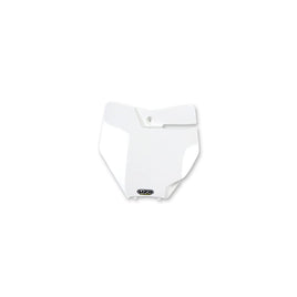 Tabella portanumero anteriore KTM 450 SX-F (16-18) bianca*