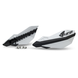 Coppia paramani UFO per attacchi OEM Husqvarna/KTM bianchi