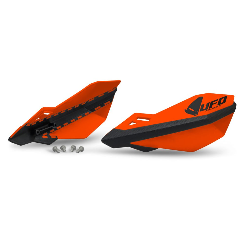 Coppia paramani UFO per attacchi OEM Husqvarna/KTM arancioni fluo