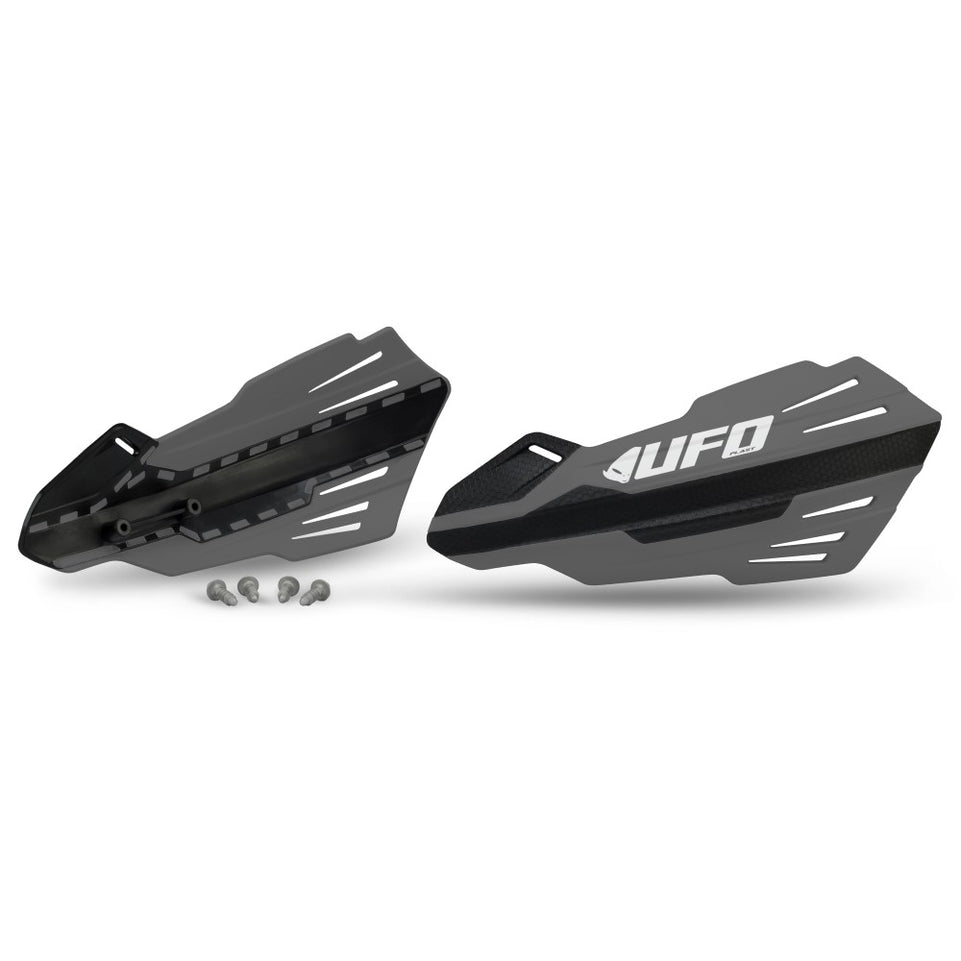 Coppia paramani UFO FERITOIE per attacchi OEM Husqvarna/KTM grigi
