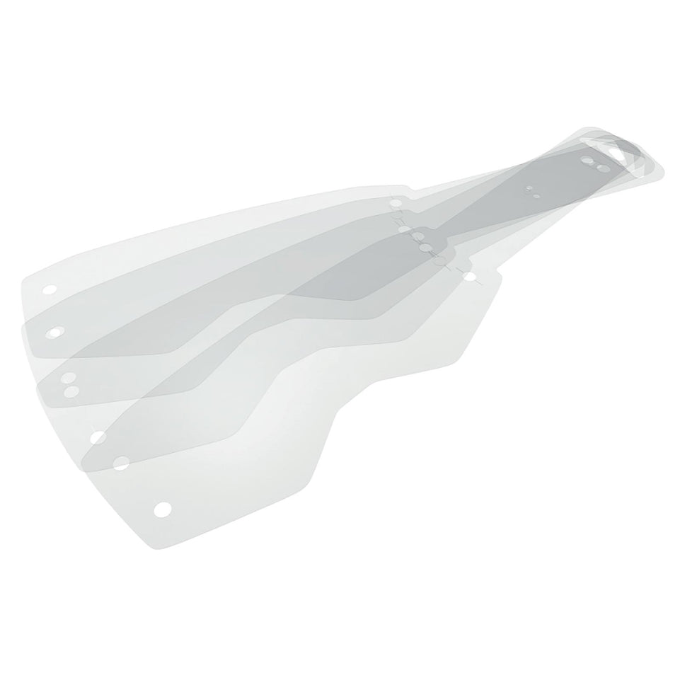 INNTECK Lente Maschera Motocross LEN30007 - Kit Tear Off (Confezione 10 Pz) Compatibile Spy Klutch - Whip - Targa 3