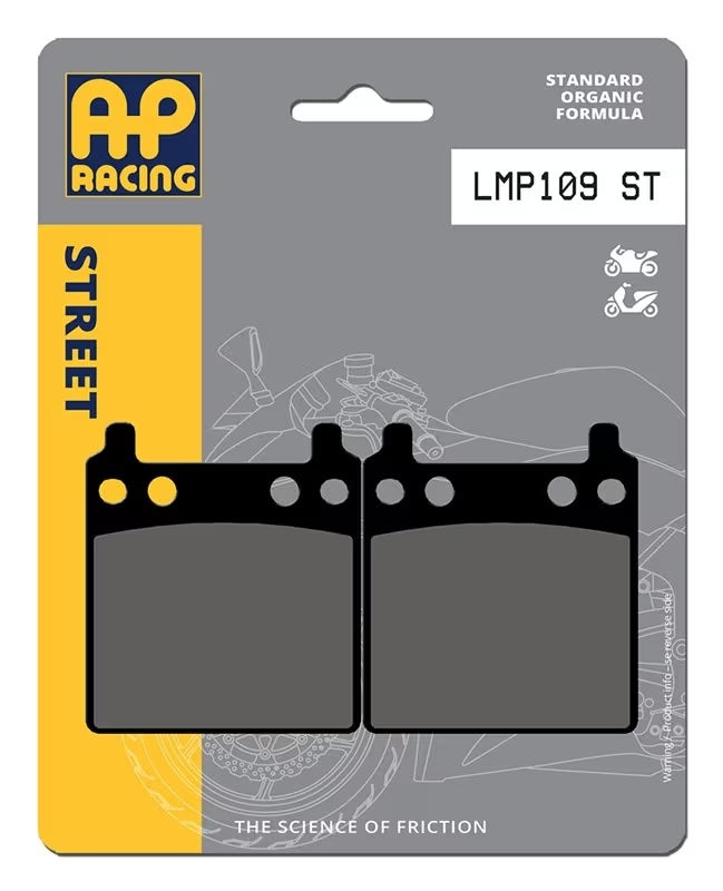 Pastiglie Freno Organiche Posteriori AP Racing LMP109