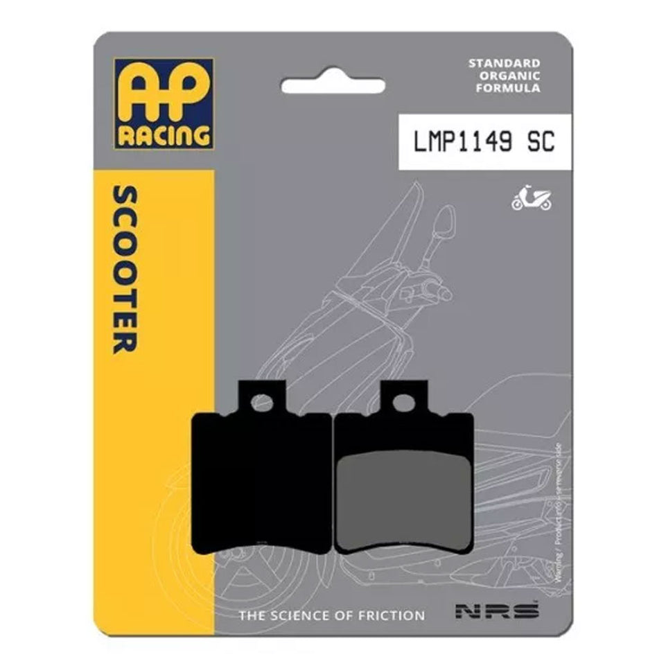 Pastiglie Freno Organiche Anteriori e Posteriori AP Racing LMP1149SC