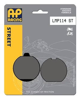 Pastiglie Freno Organiche Posteriori AP Racing LMP114