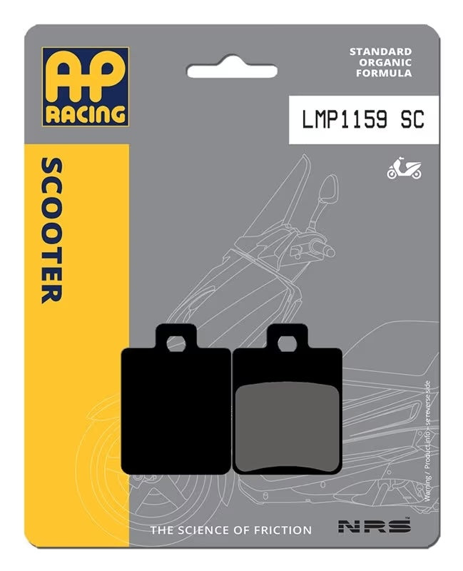 Pastiglie Freno Organiche Anteriori e Posteriori AP Racing LMP1159SC