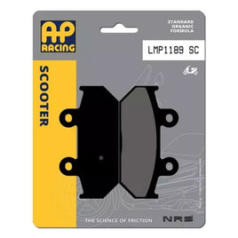 Pastiglie Freno Organiche Anteriori e Posteriori AP Racing LMP1189SC