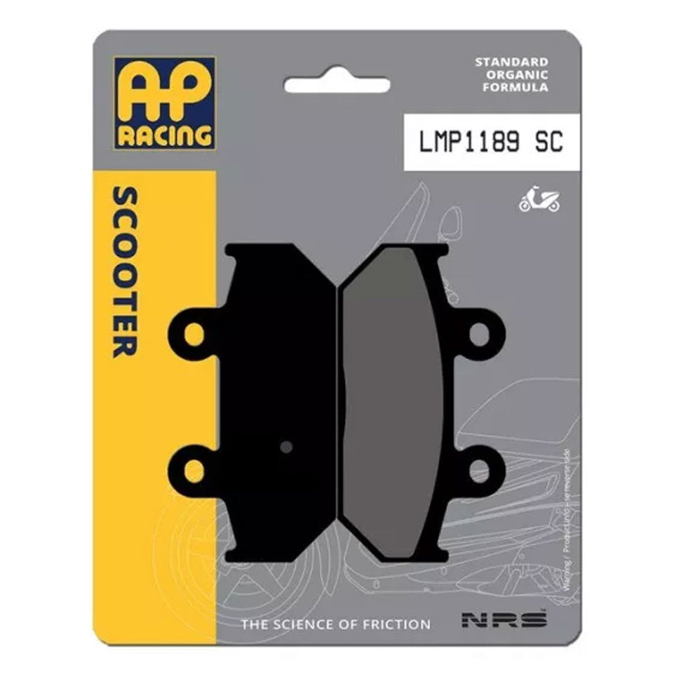 Pastiglie Freno Organiche Anteriori e Posteriori AP Racing LMP1189SC
