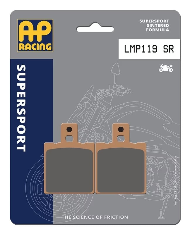 Pastiglie Freno Sinterizzate Anteriori e Posteriori AP Racing LMP119SR