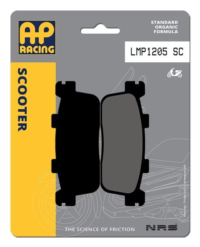 Pastiglie Freno Organiche Anteriori e Posteriori AP Racing LMP1205SC
