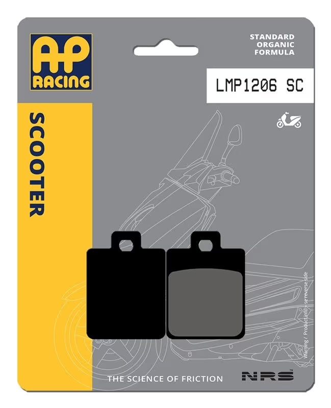 Pastiglie Freno Organiche Anteriori e Posteriori AP Racing LMP1206SC